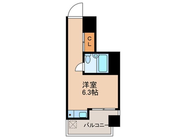 藤和八丁堀コープ３（３０３）の物件間取画像